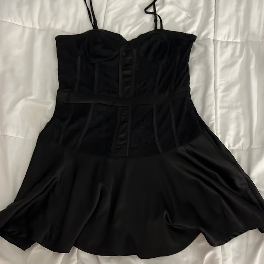 Satin corset dress